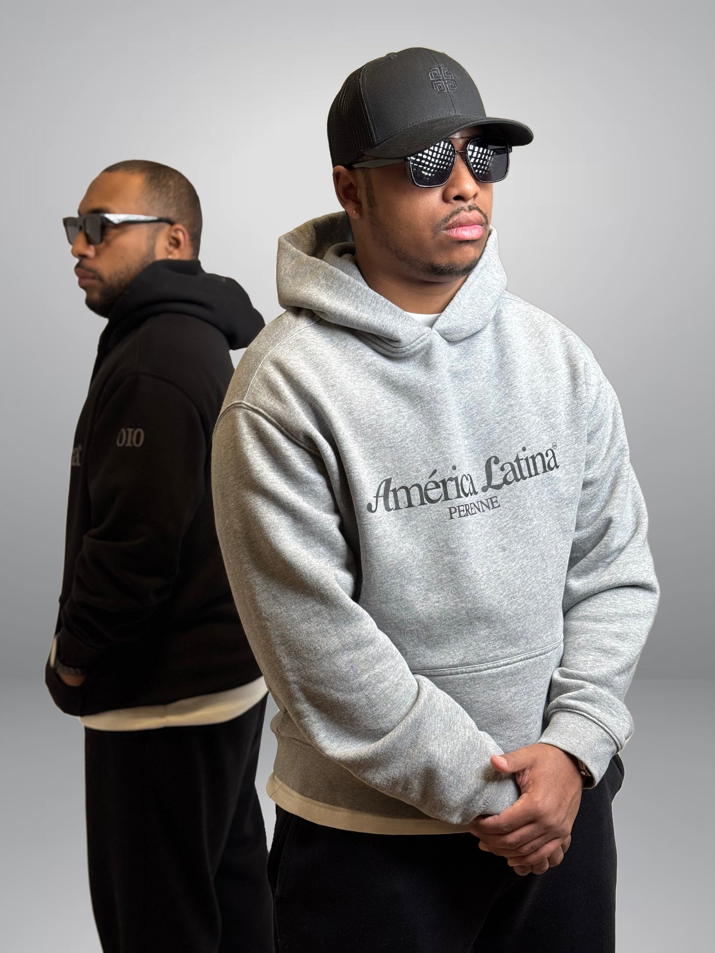 Athletic Heather Oversized América Latina Hoodie