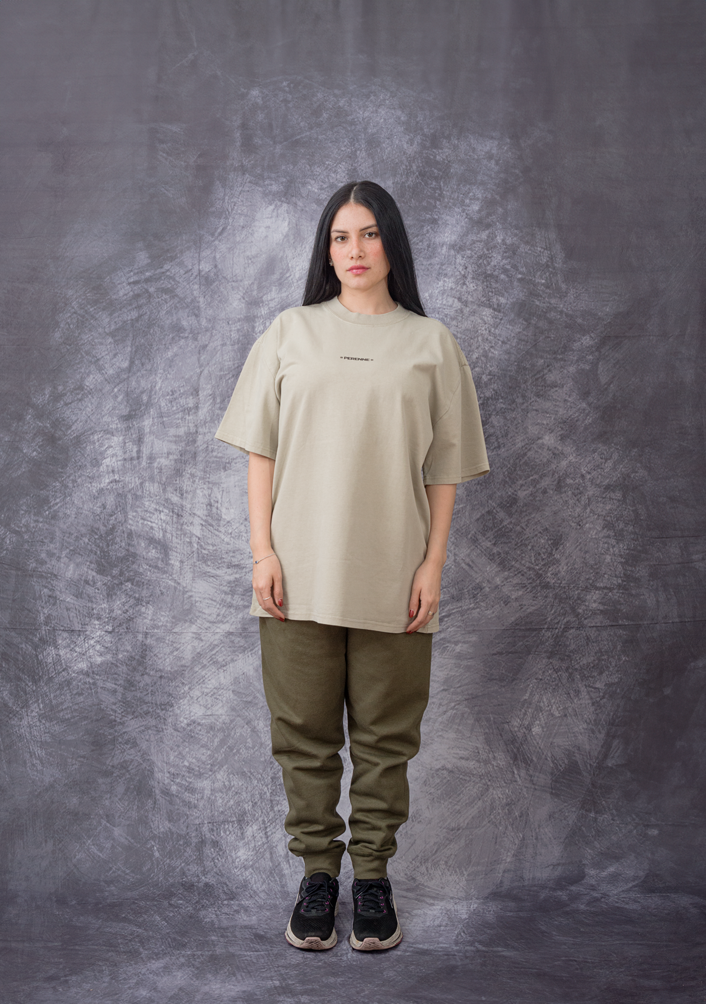 Faded Eucalyptus Oversized Continental T-Shirt
