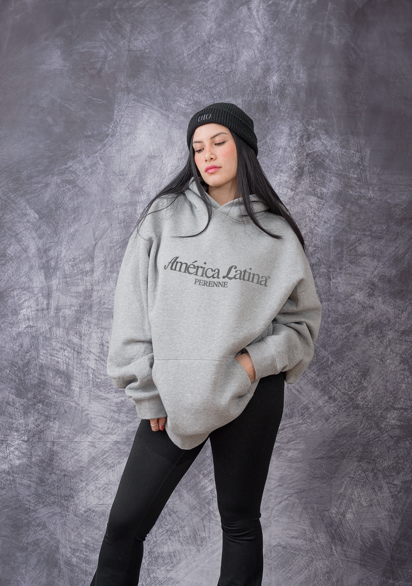 Athletic Heather Oversized América Latina Hoodie