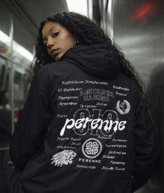 Black Latam Windbreaker