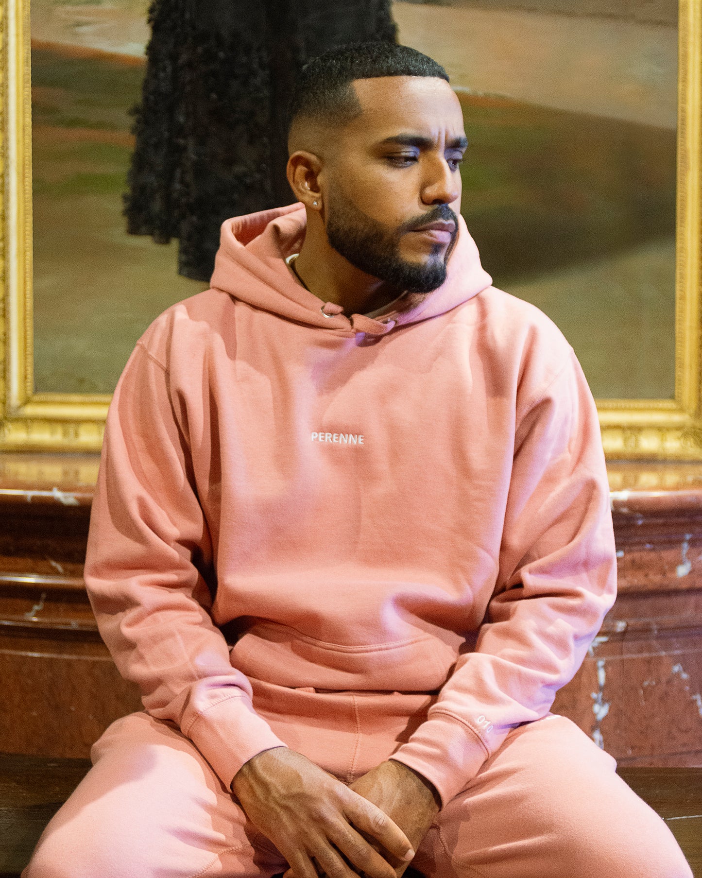 Dusty Rose Herencia Hoodie