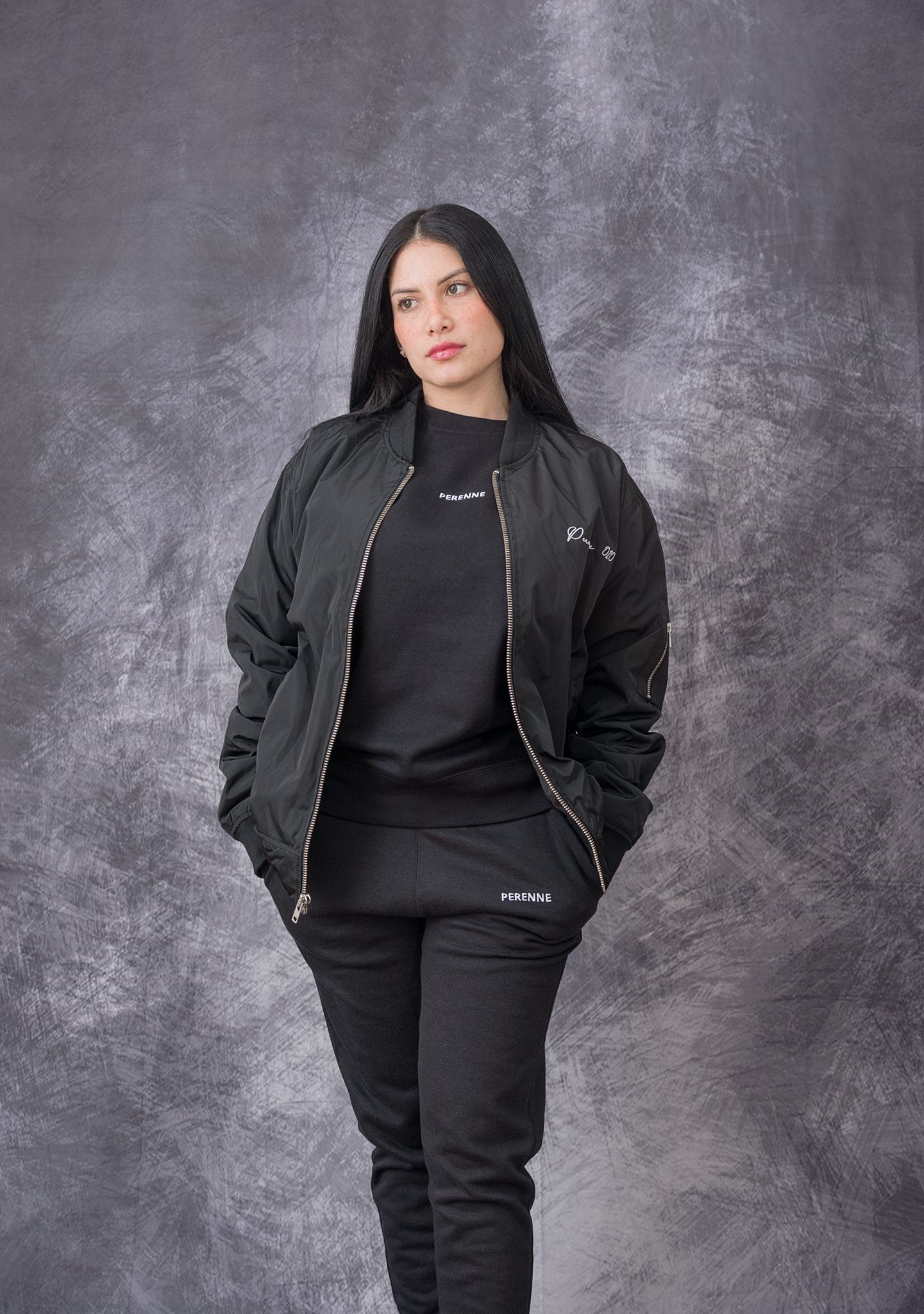 Black Bomber Jacket