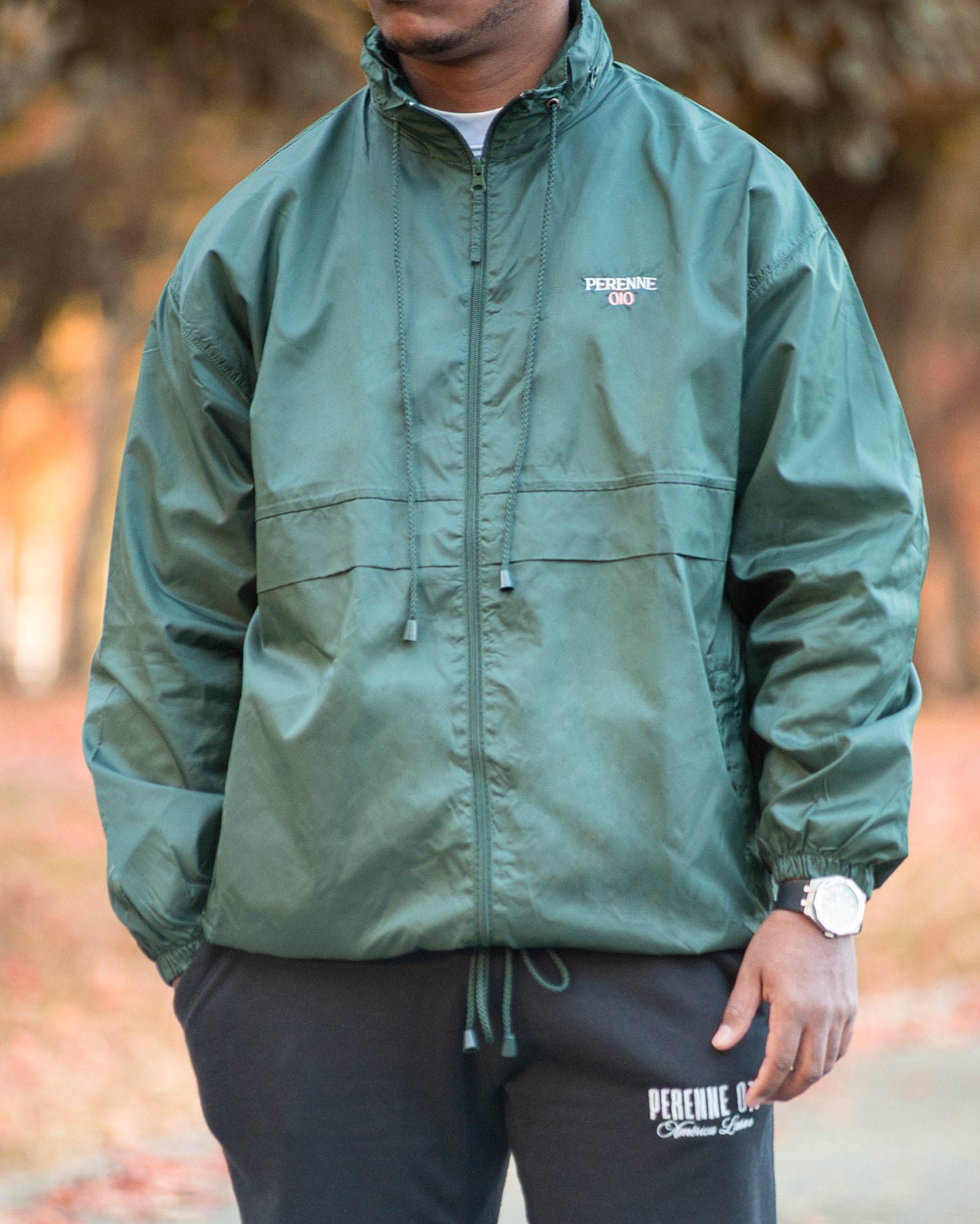 Forest Green Esmeralda Windbreaker