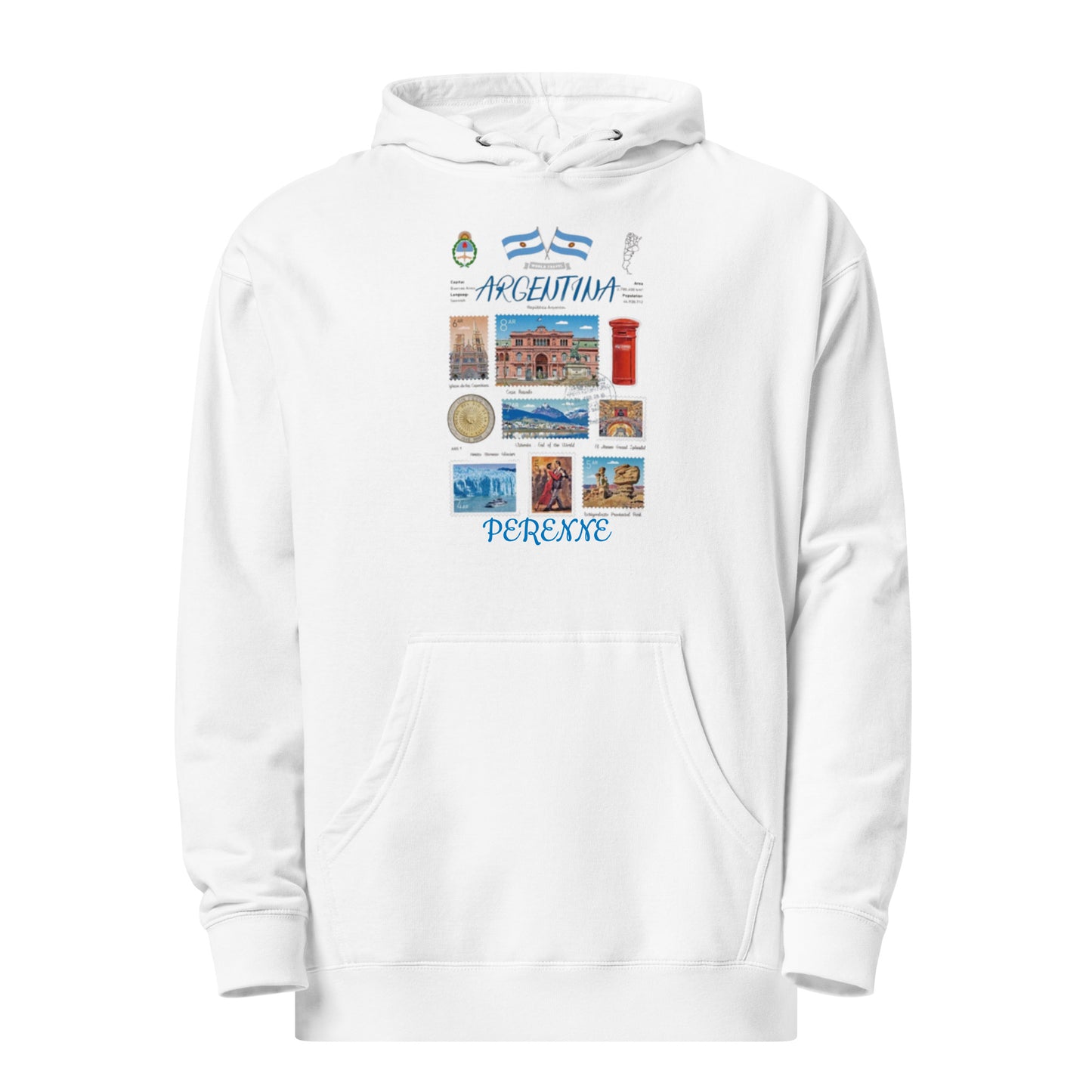 White Argentina Hoodie