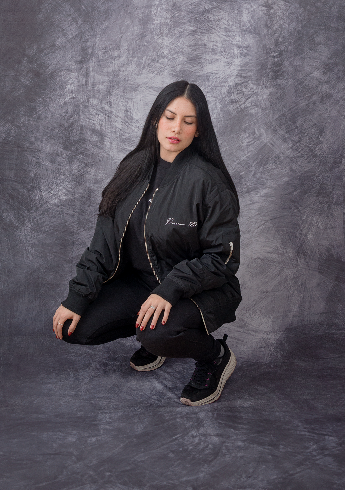 Black Bomber Jacket