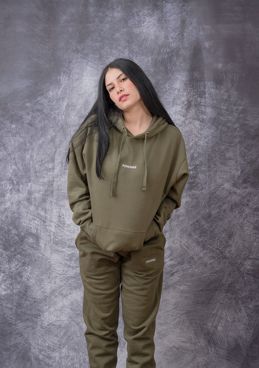 Military Green Eterno Hoodie