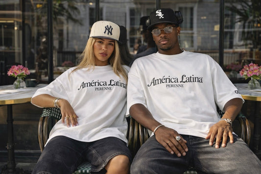 White Oversized América Latina T-Shirt