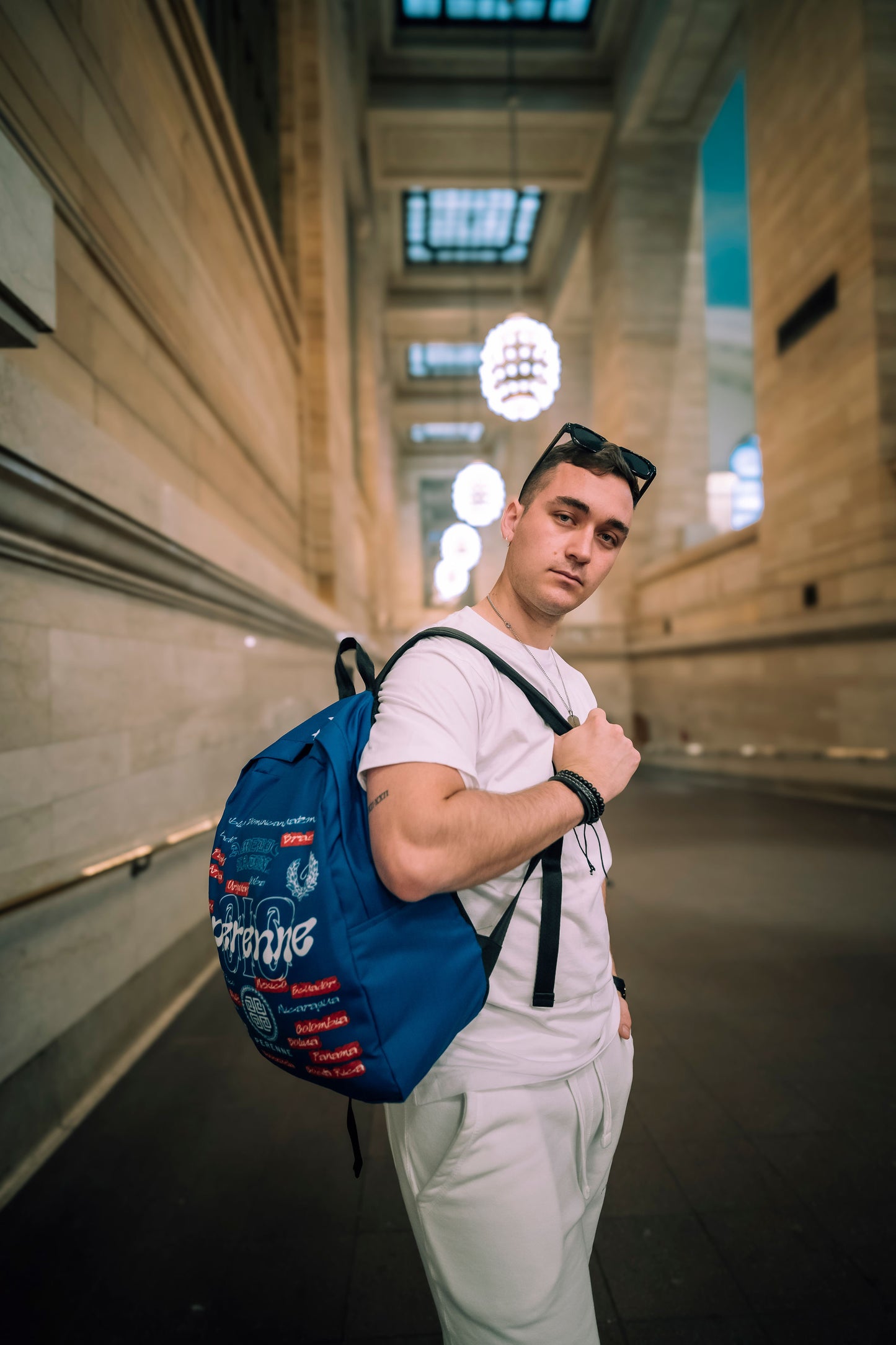 Blue Campeones of America Backpack