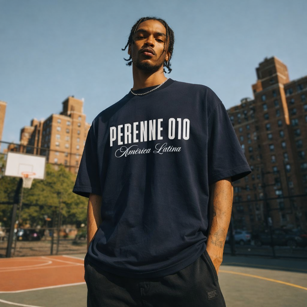 Camiseta oversized Patrimonio da Marinha Francesa