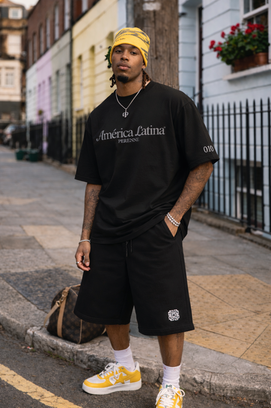 Black Oversized América Latina T-Shirt