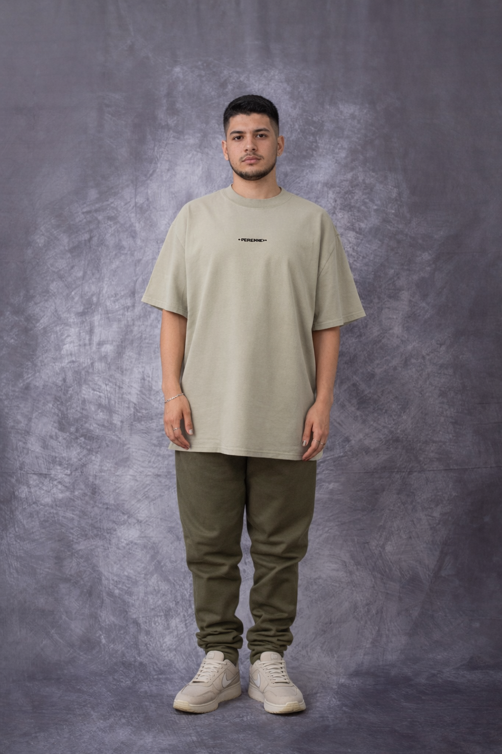 Faded Eucalyptus Oversized Continental T-Shirt