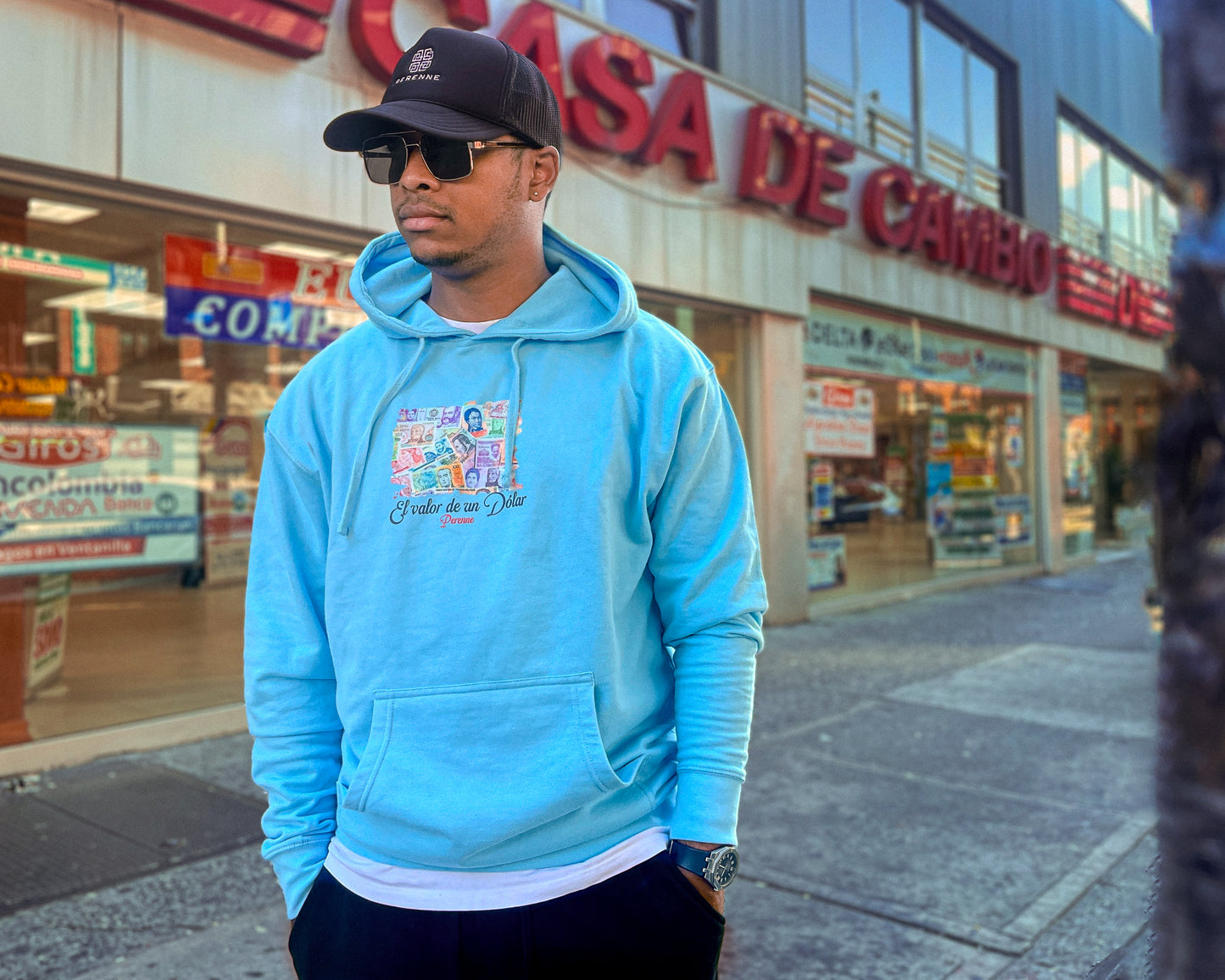 Blue Aqua Valor Hoodie