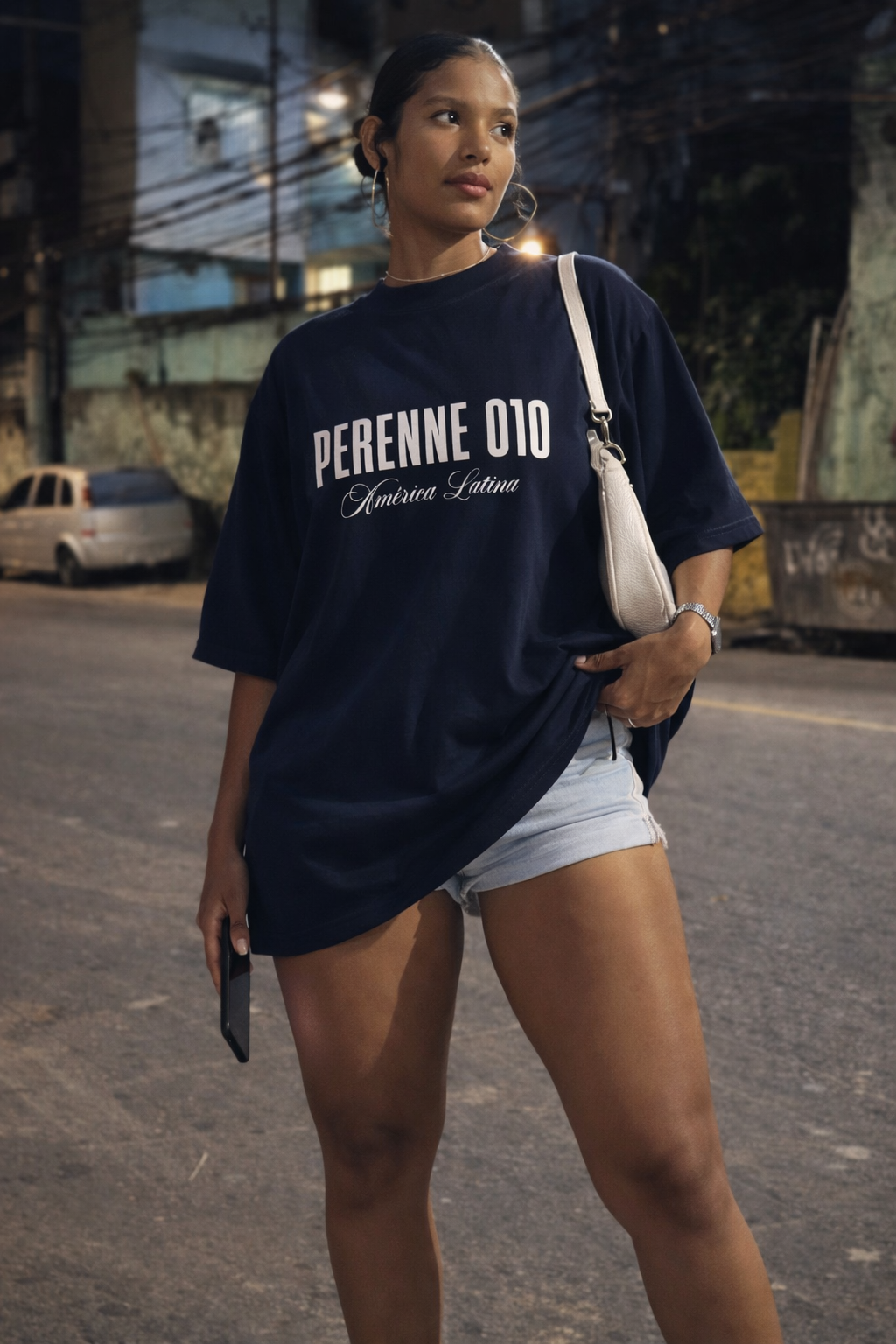 Camiseta oversized Patrimonio da Marinha Francesa