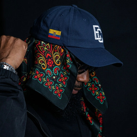 Navy Ecuador Dad Hat