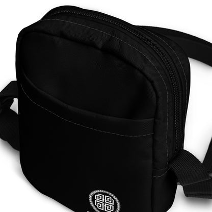 Black Platinio Utility Crossbody Bag