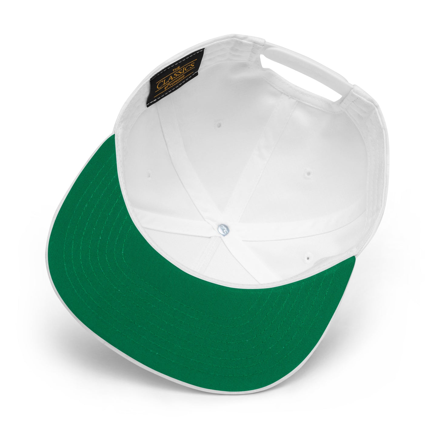 White El Salvador Flat Bill Cap