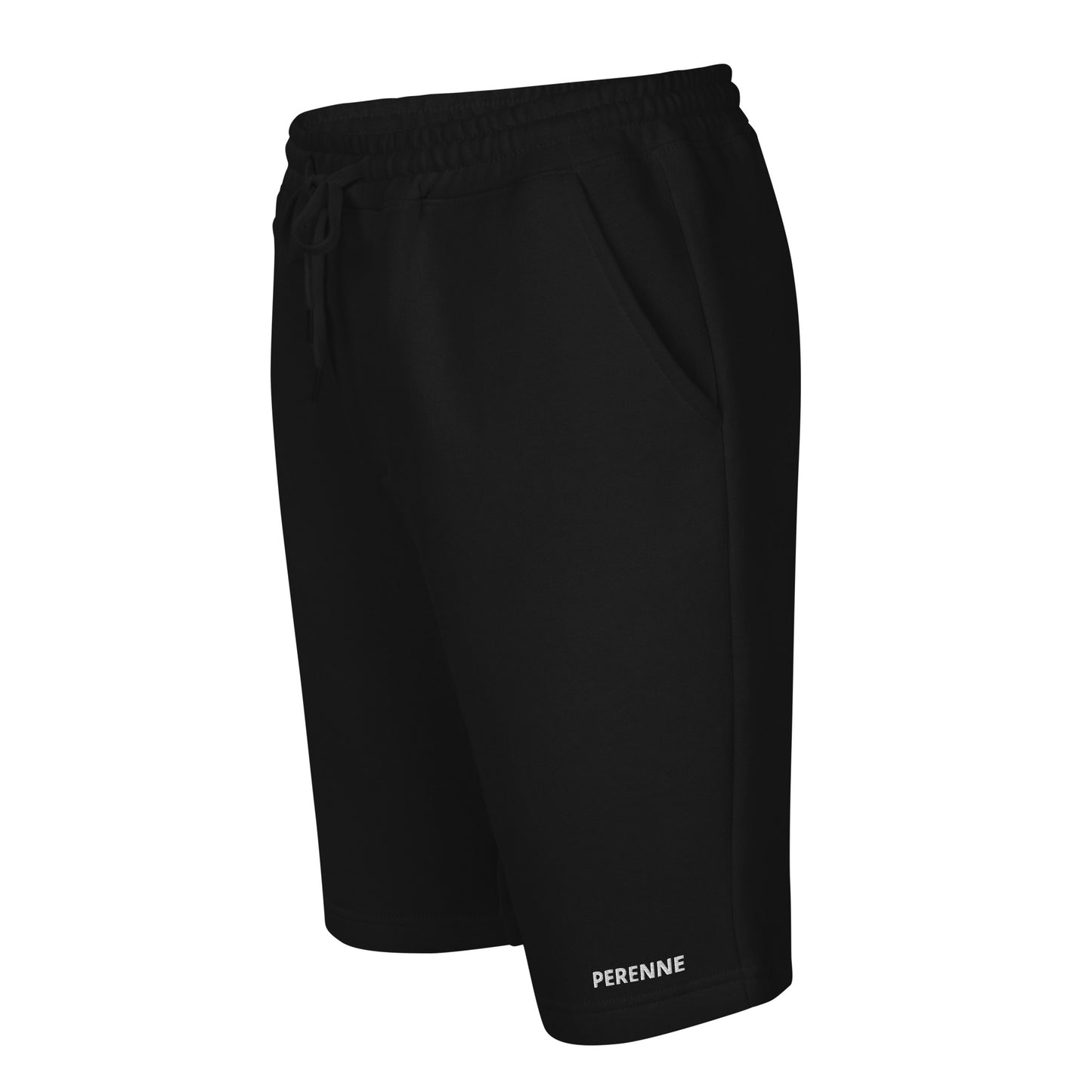 Black Herencia Fleece Shorts