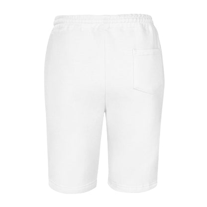 White Herencia Fleece Shorts