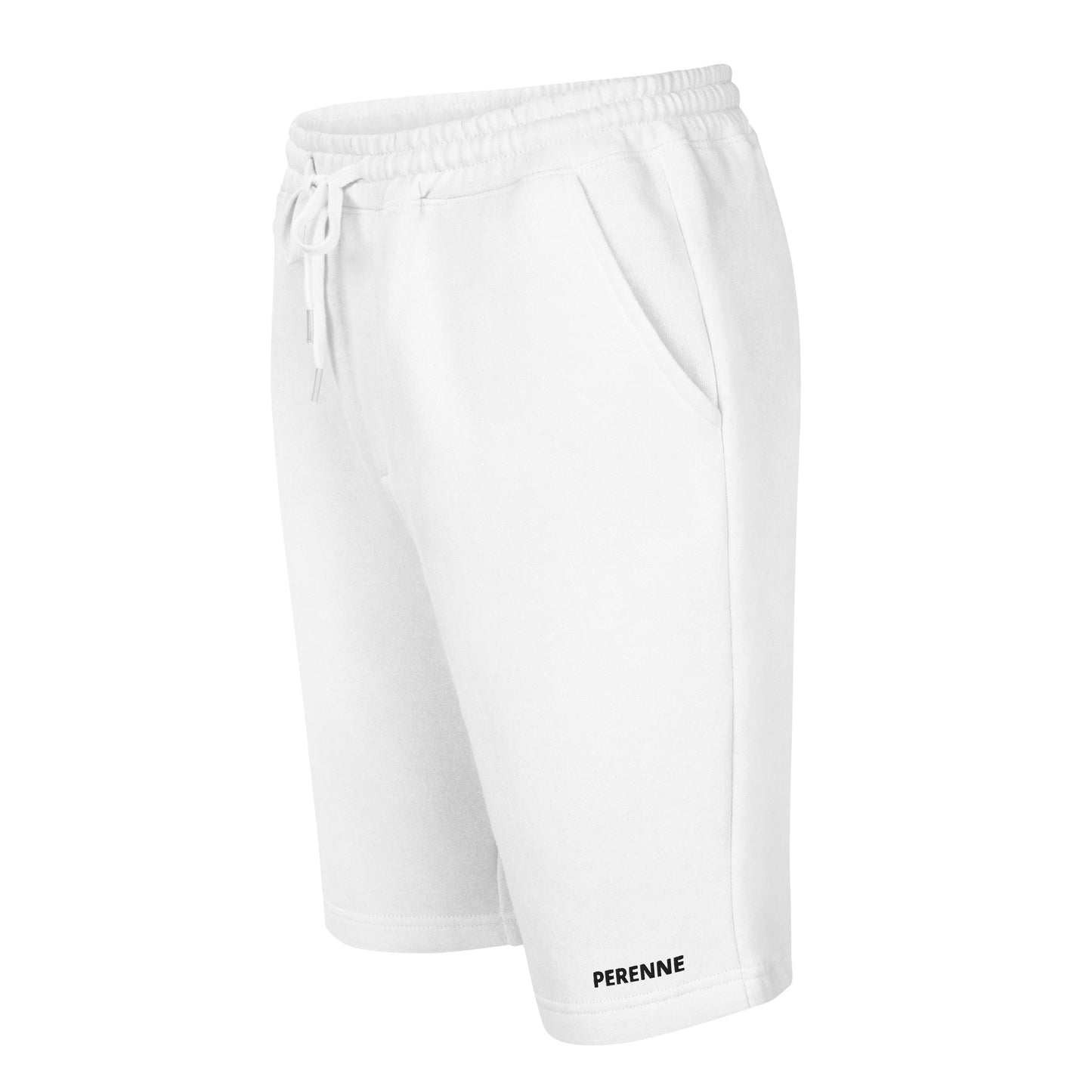 White Herencia Fleece Shorts