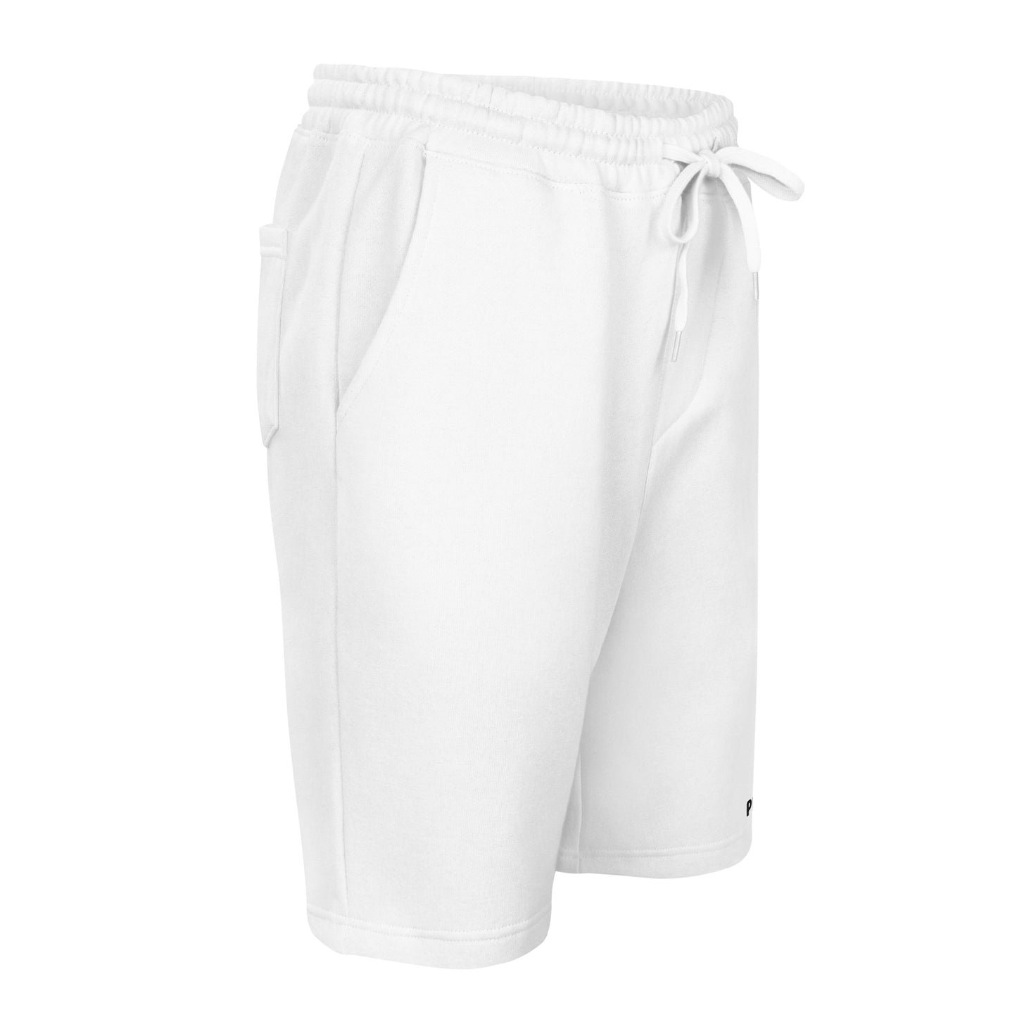 White Herencia Fleece Shorts