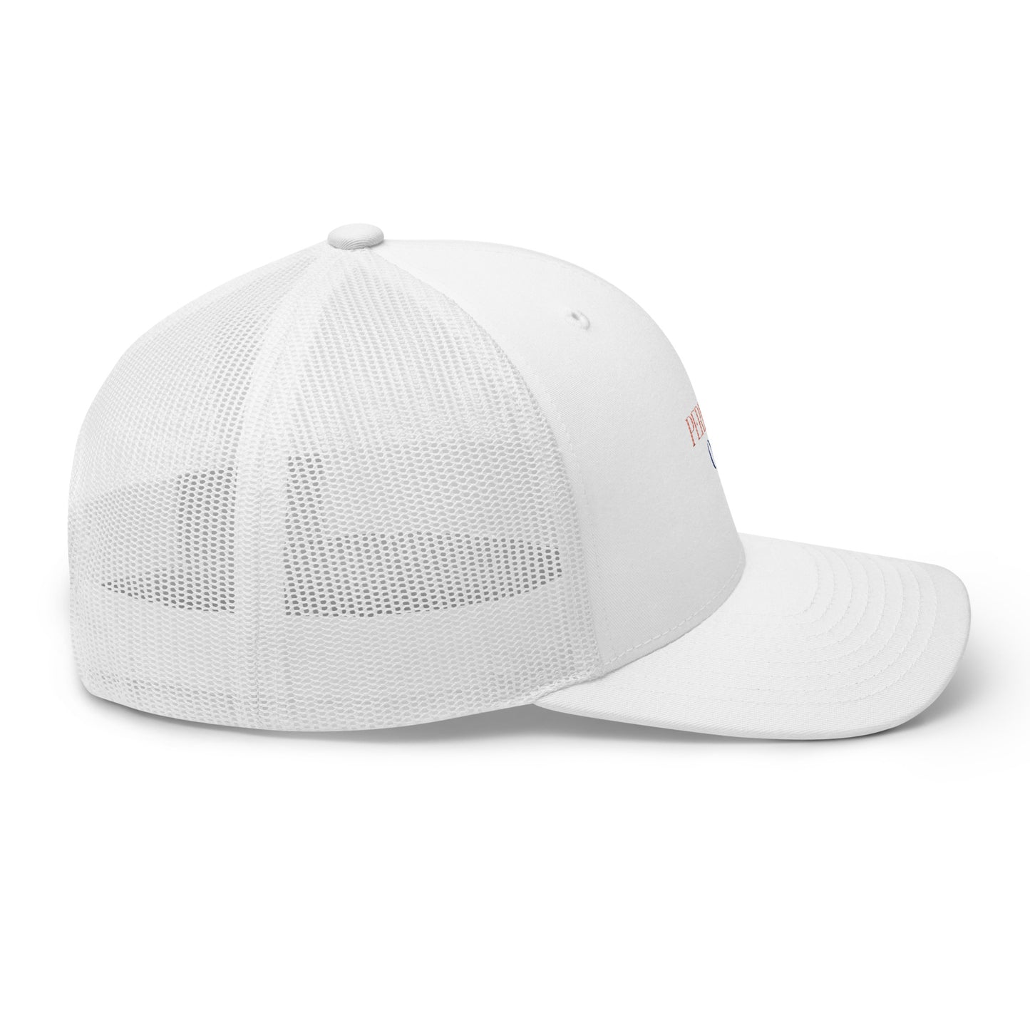 White 010 Trucker Cap