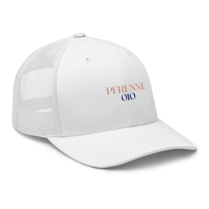 White 010 Trucker Cap