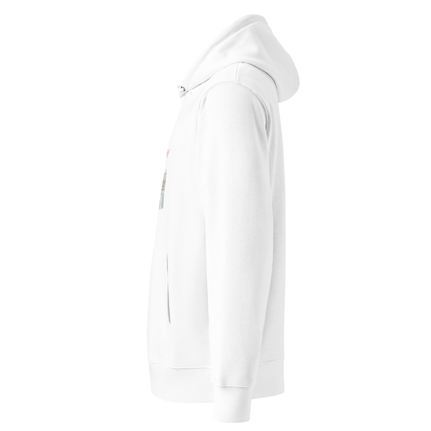 White Construyendo Hoodie