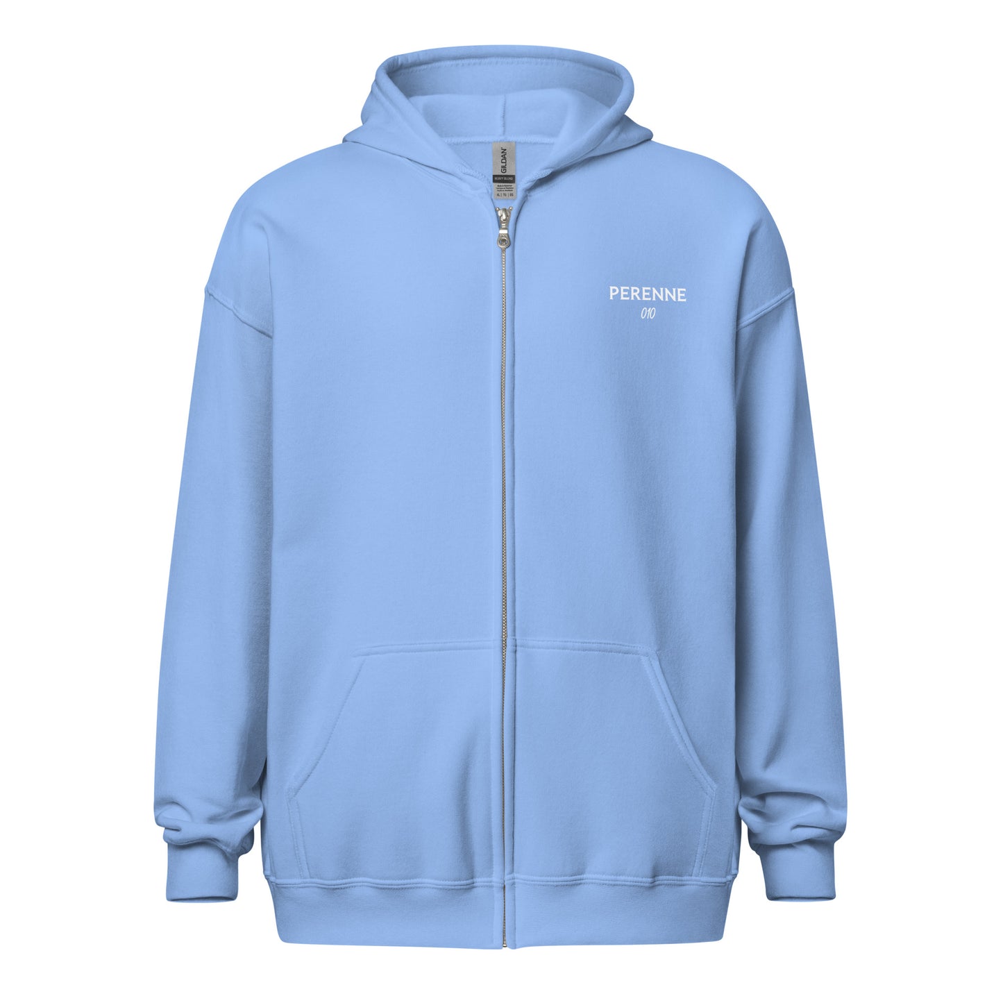 Carolina Blue 010 Zip Hoodie