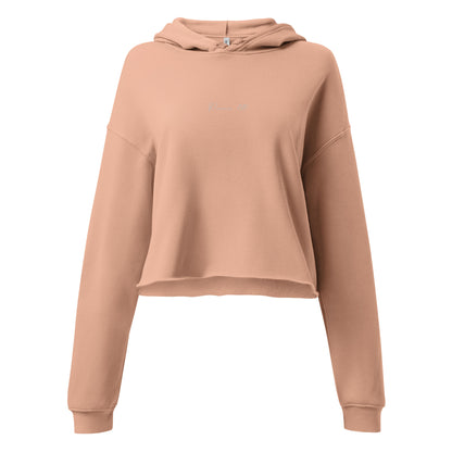 Peach Mexi Crop Hoodie