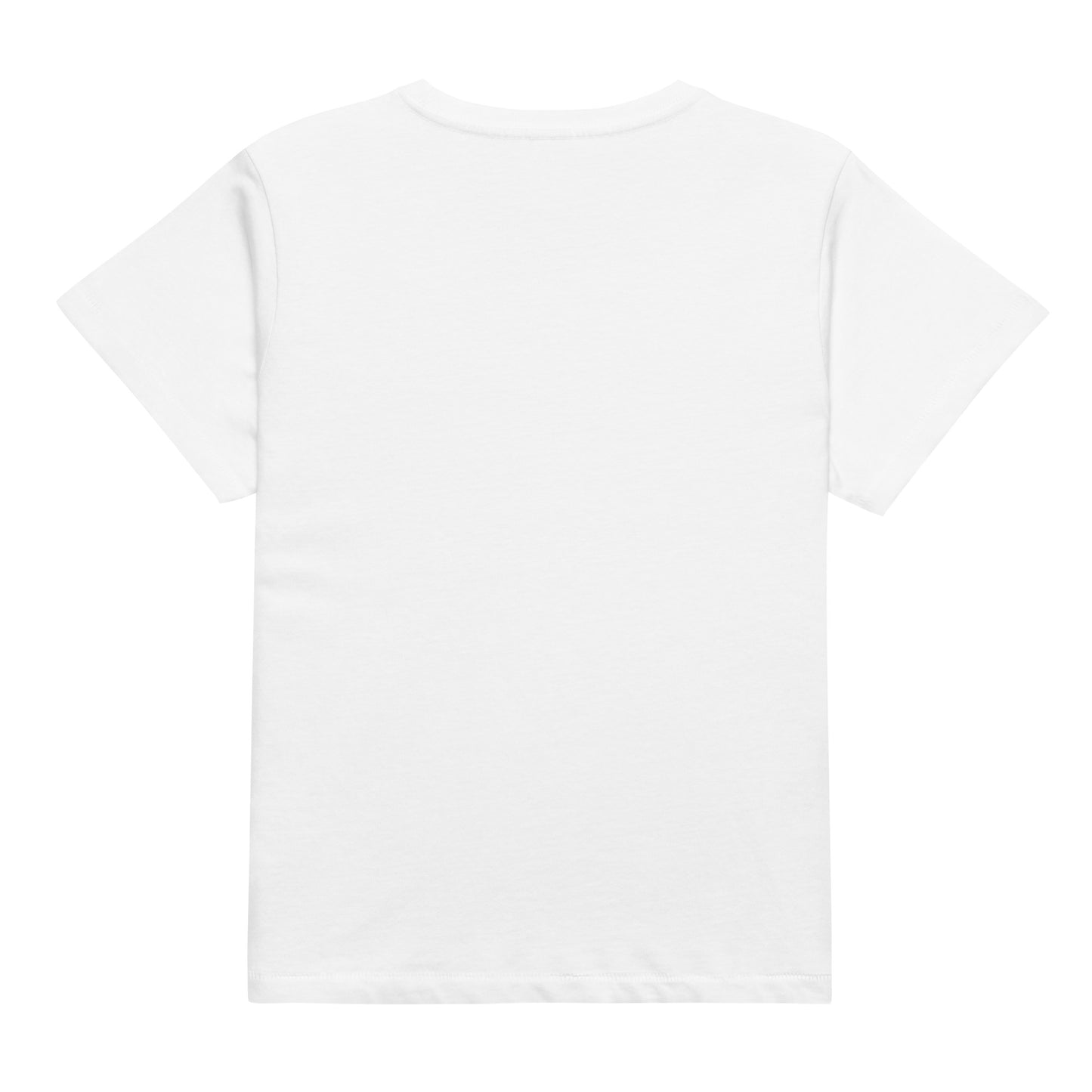 White Aventurina High-Eaisted T-Shirt