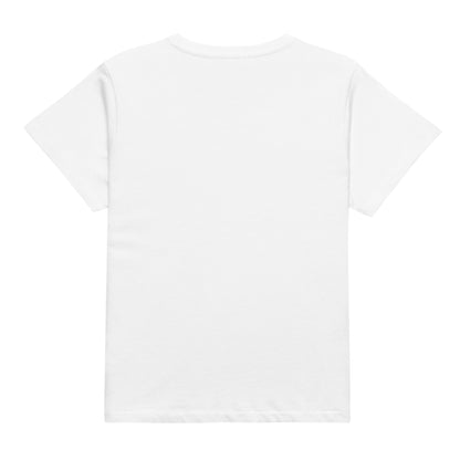 White Aventurina High-Eaisted T-Shirt