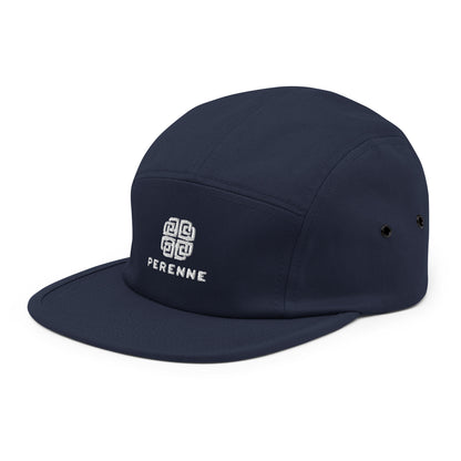 Gorra azul marino de cinco paneles de Puerto Rico