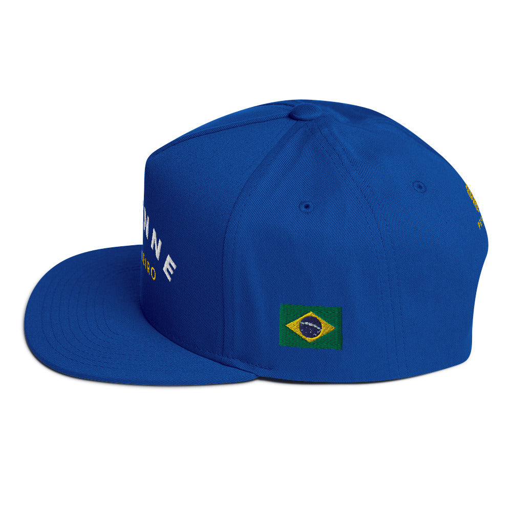 Royal Blue Brasileiro Flat Bill Cap