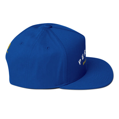 Royal Blue Brasileiro Flat Bill Cap