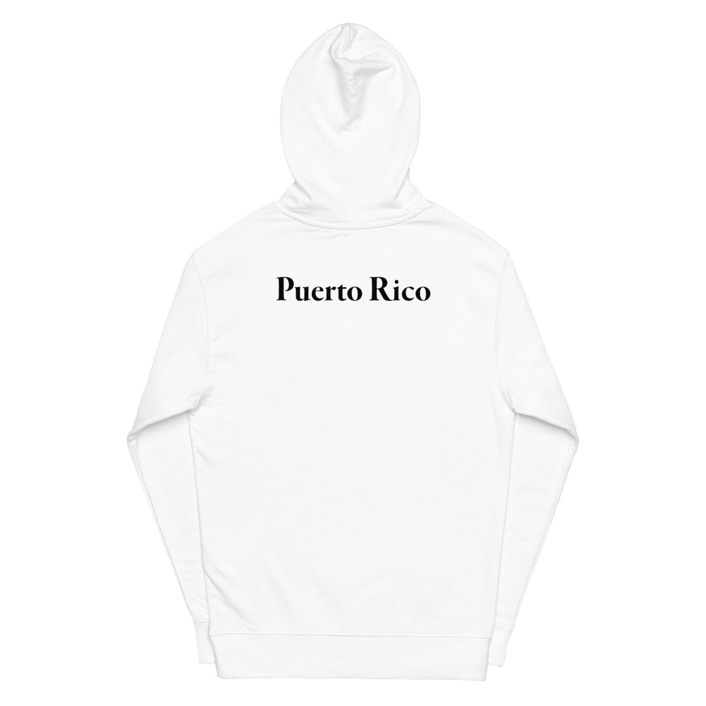 White Puerto Rico Isla Hoodie