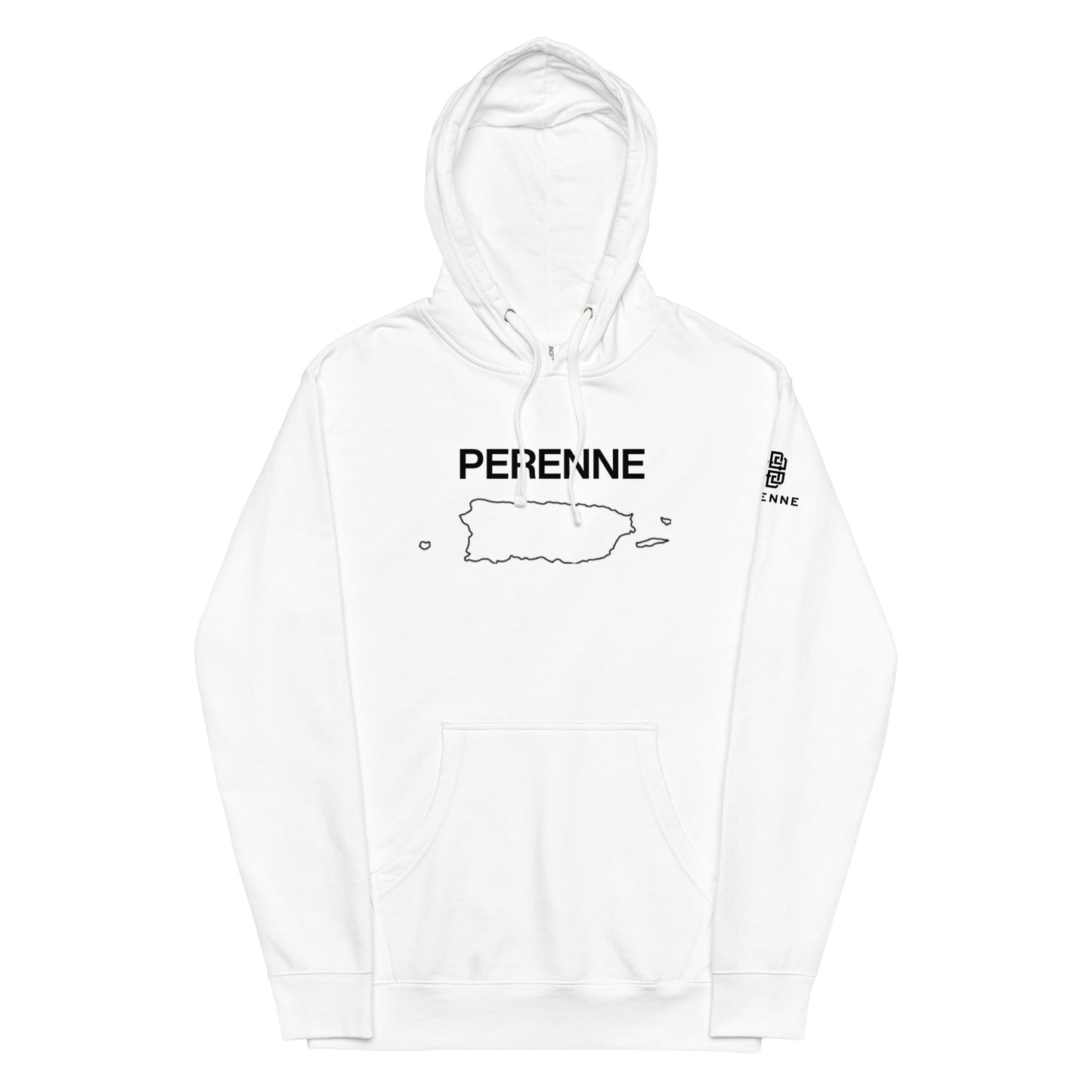 White Puerto Rico Isla Hoodie